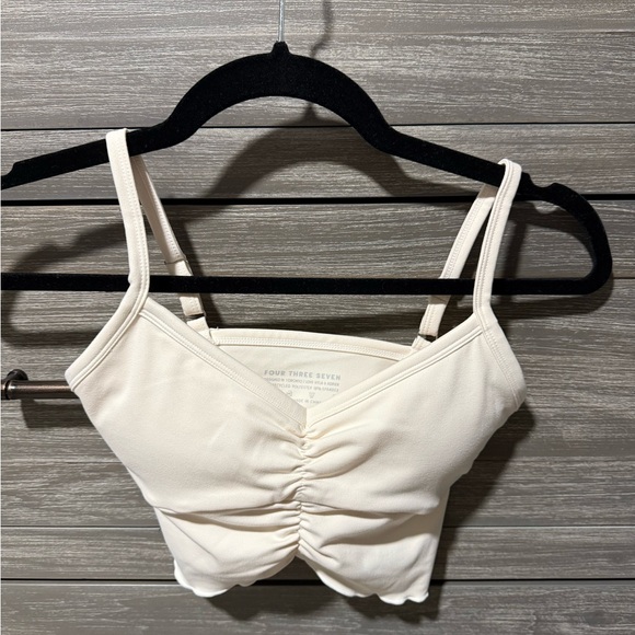 437 The Scrunch Bra / Crème - SMALL × 1 no tags attached but never worn - Picture 1 of 3